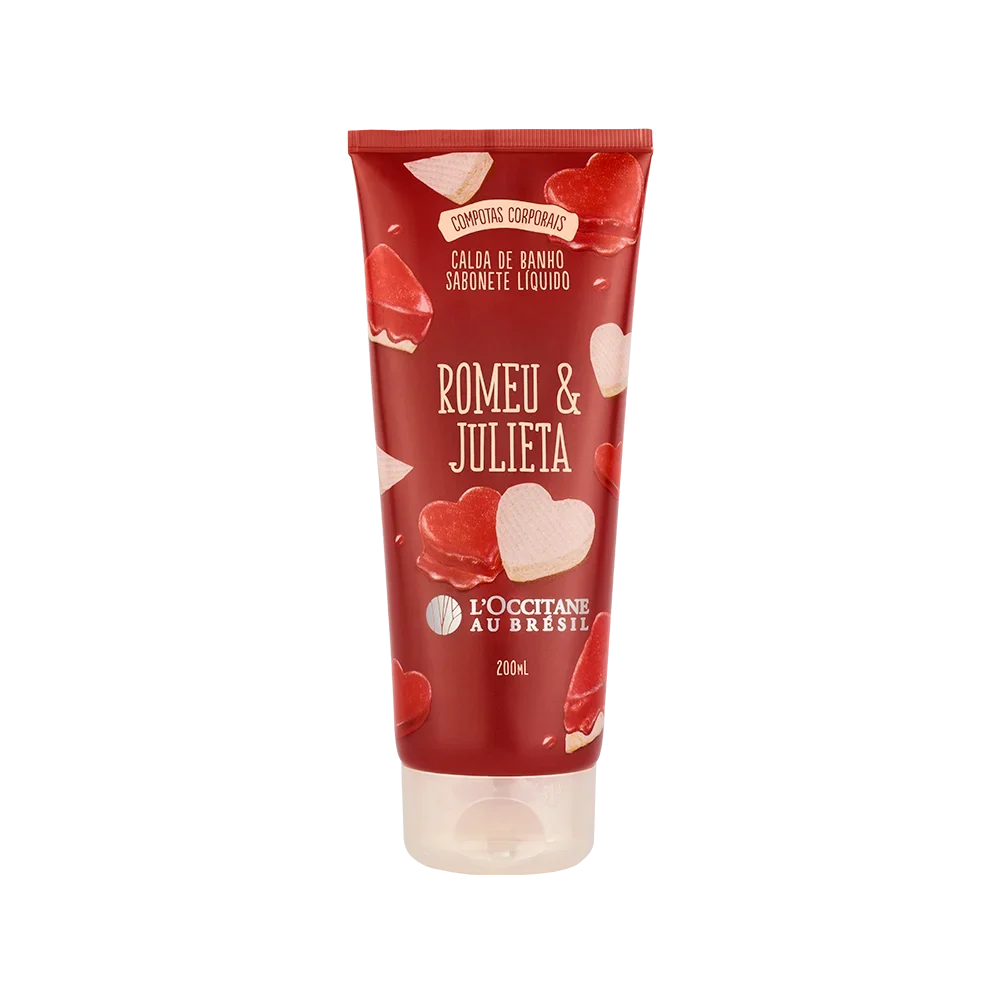 Calda de Banho Sabonete Líquido Romeu e Julieta 200mL