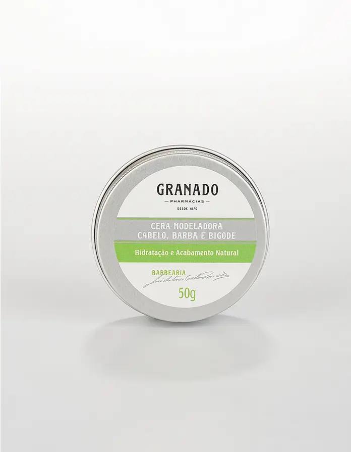 Cera Modeladora para Cabelo, Barba e Bigode 50g