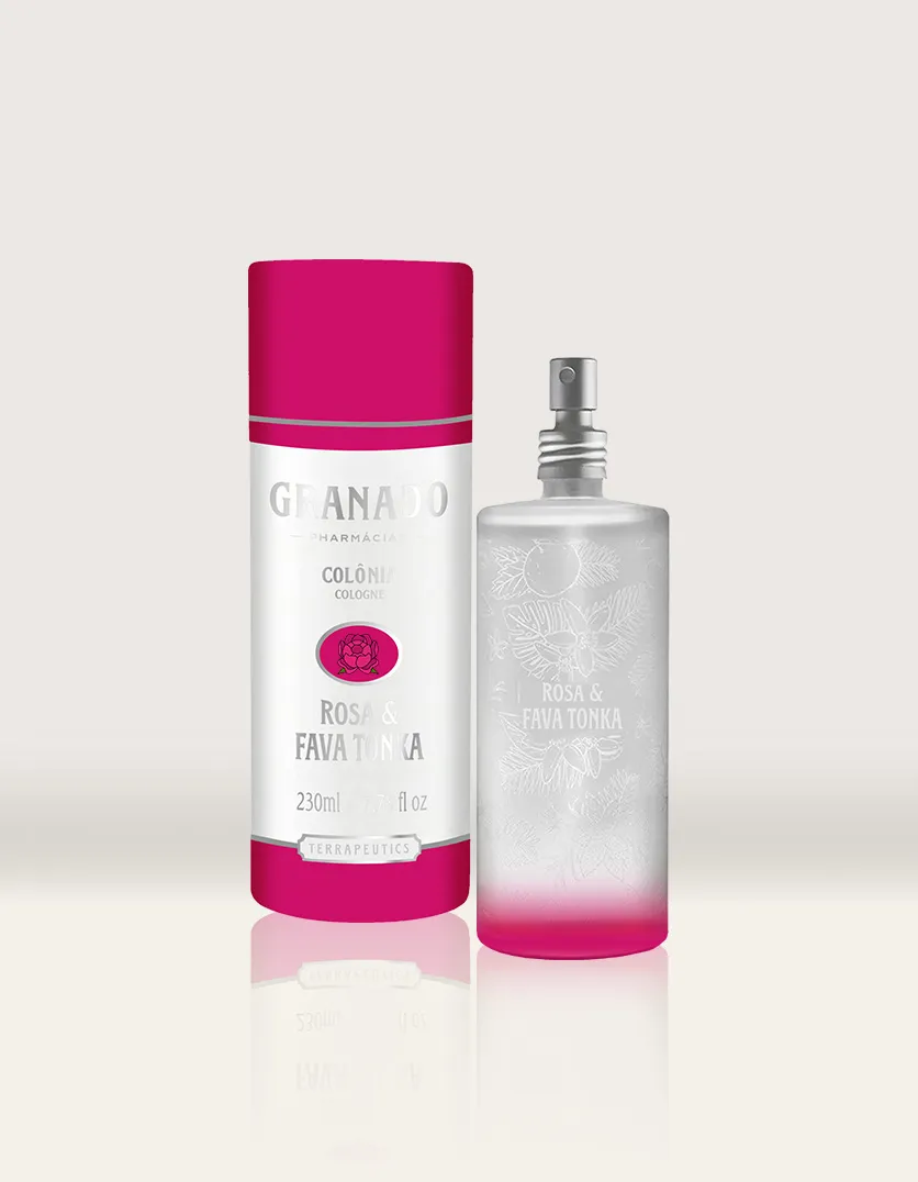Colônia Granado Rosa & Fava Tonka 230ml