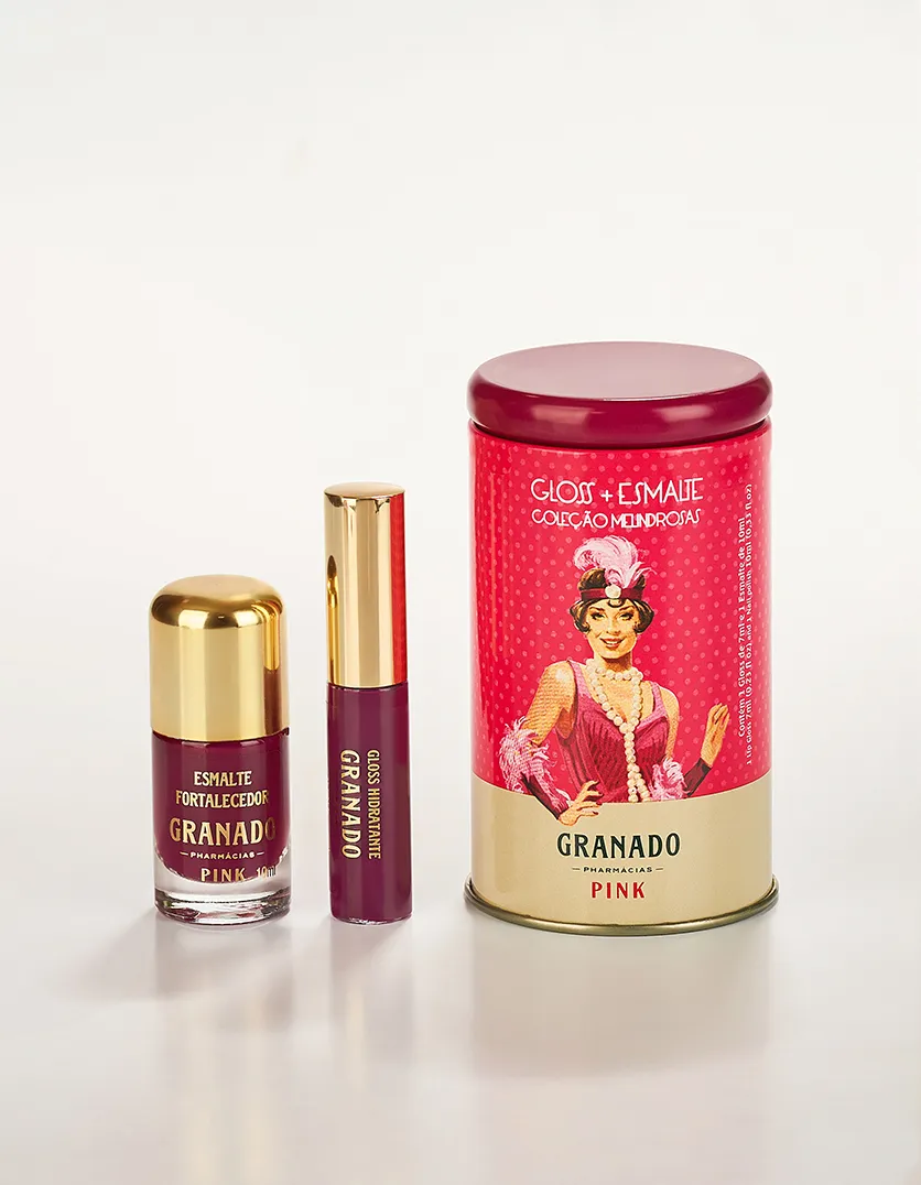 Kit Granado Pink Esmalte e Gloss Bessie