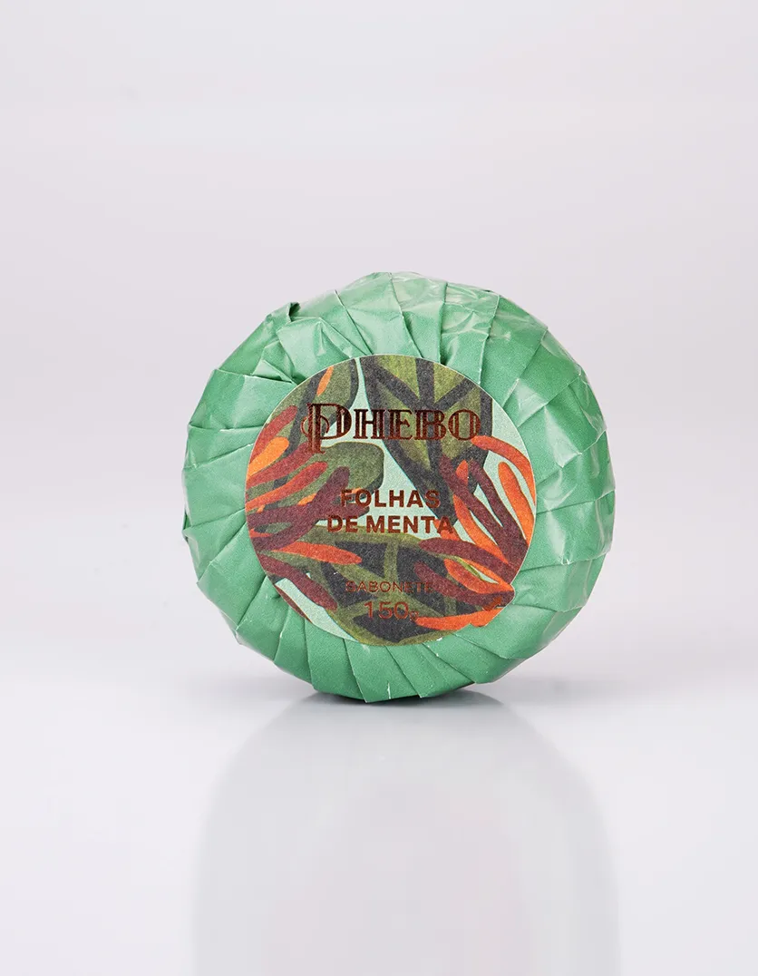 Sabonete em Barra Aromáticos Folhas de Menta 150g