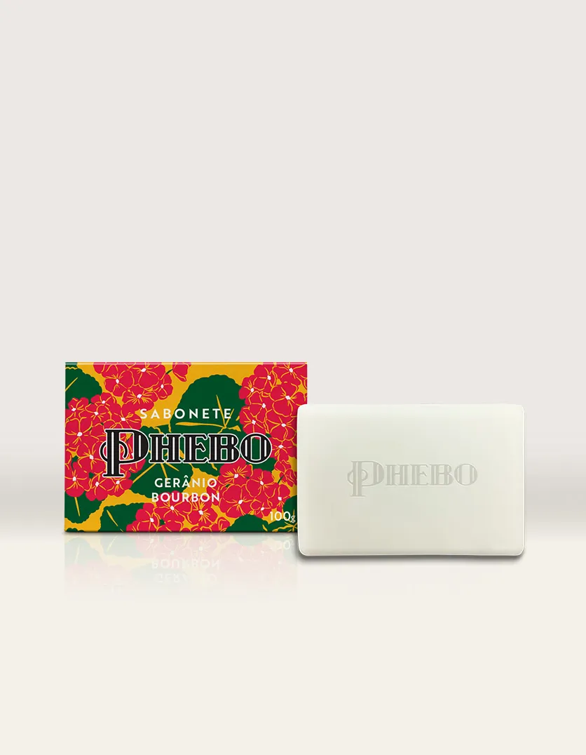 Sabonete em Barra Phebo Gerânio Bourbon 100g