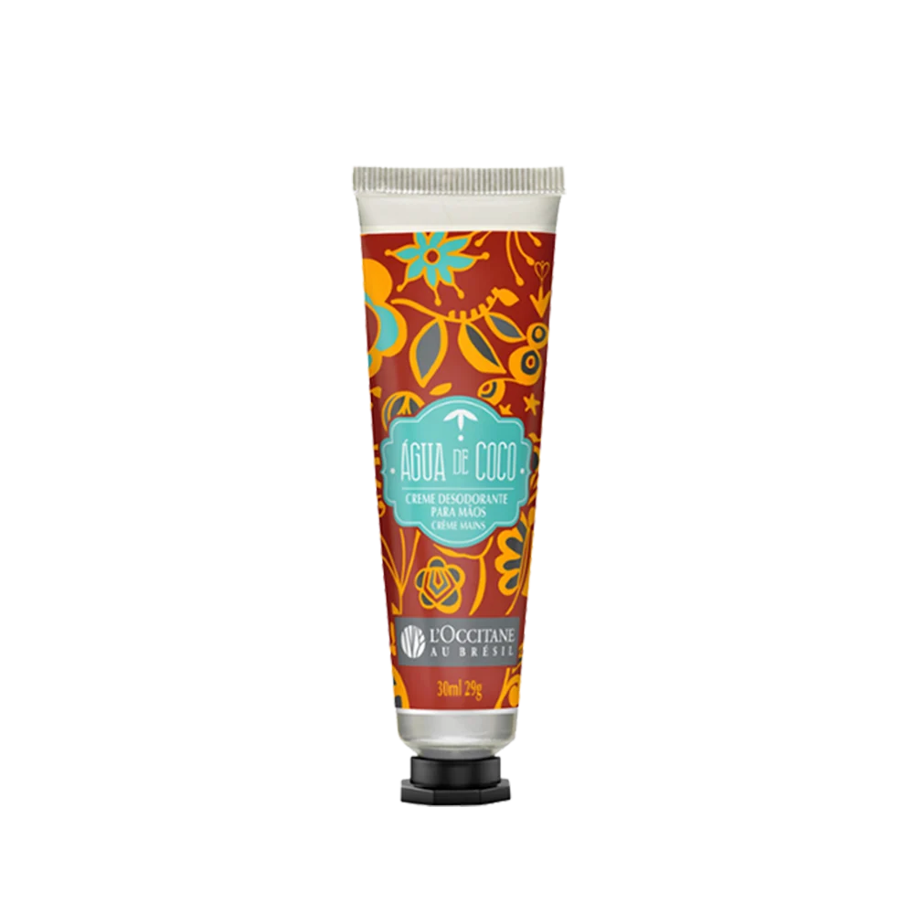 Creme Desodorante de Mãos Água de Coco 30ml