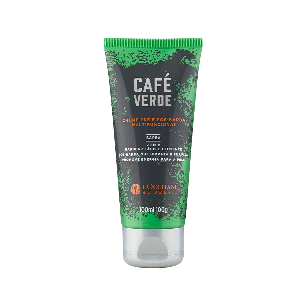 Creme Pré e Pós-Barba Multifuncional Café Verde 100ml