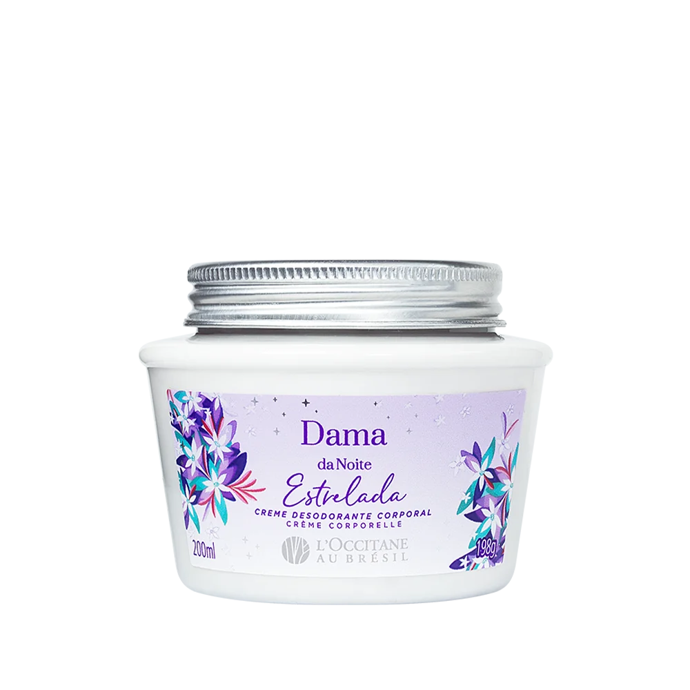Creme Desodorante Corporal Dama da Noite Estrelada 200ml